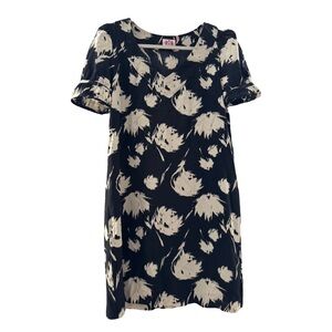 Juicy Couture Black and Cream Floral Dress